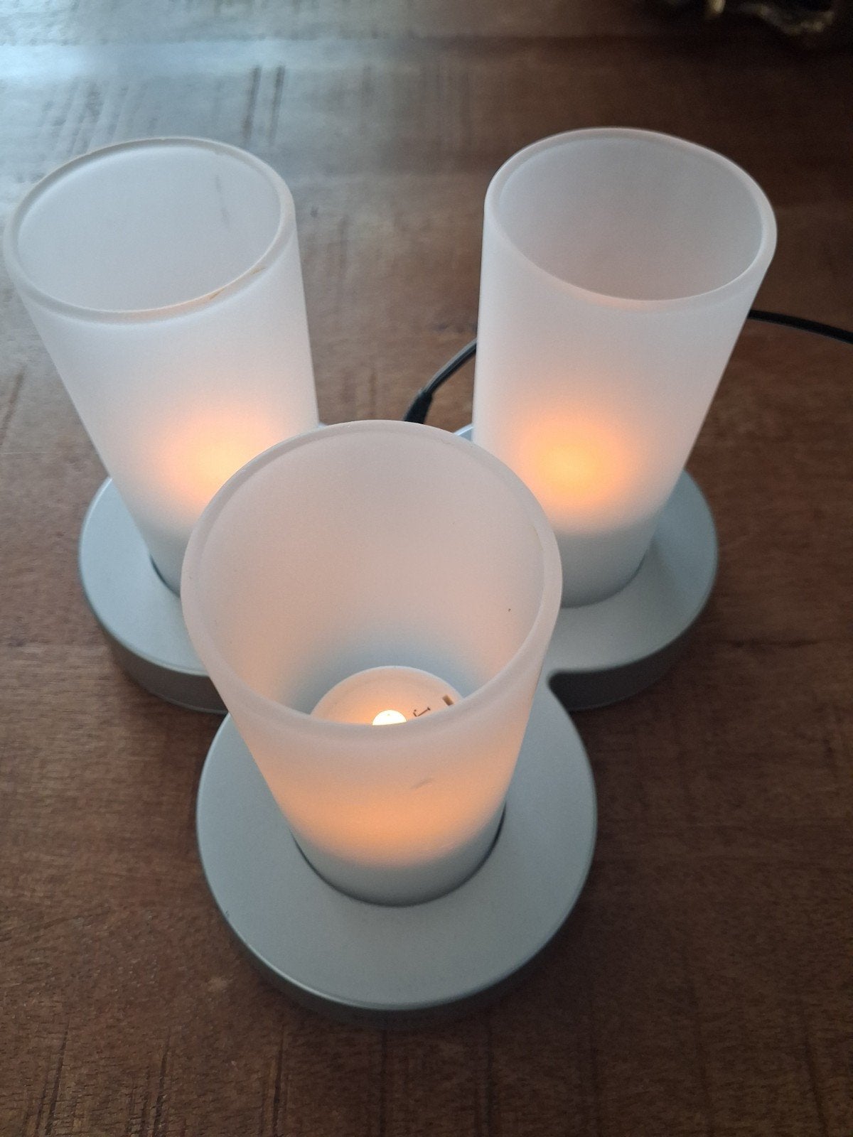 Philips Imageo LED Kaarsen met Oplader, Huis en Inrichting, Kunststof, Gebruikt, Ophalen of Verzenden, Kaars