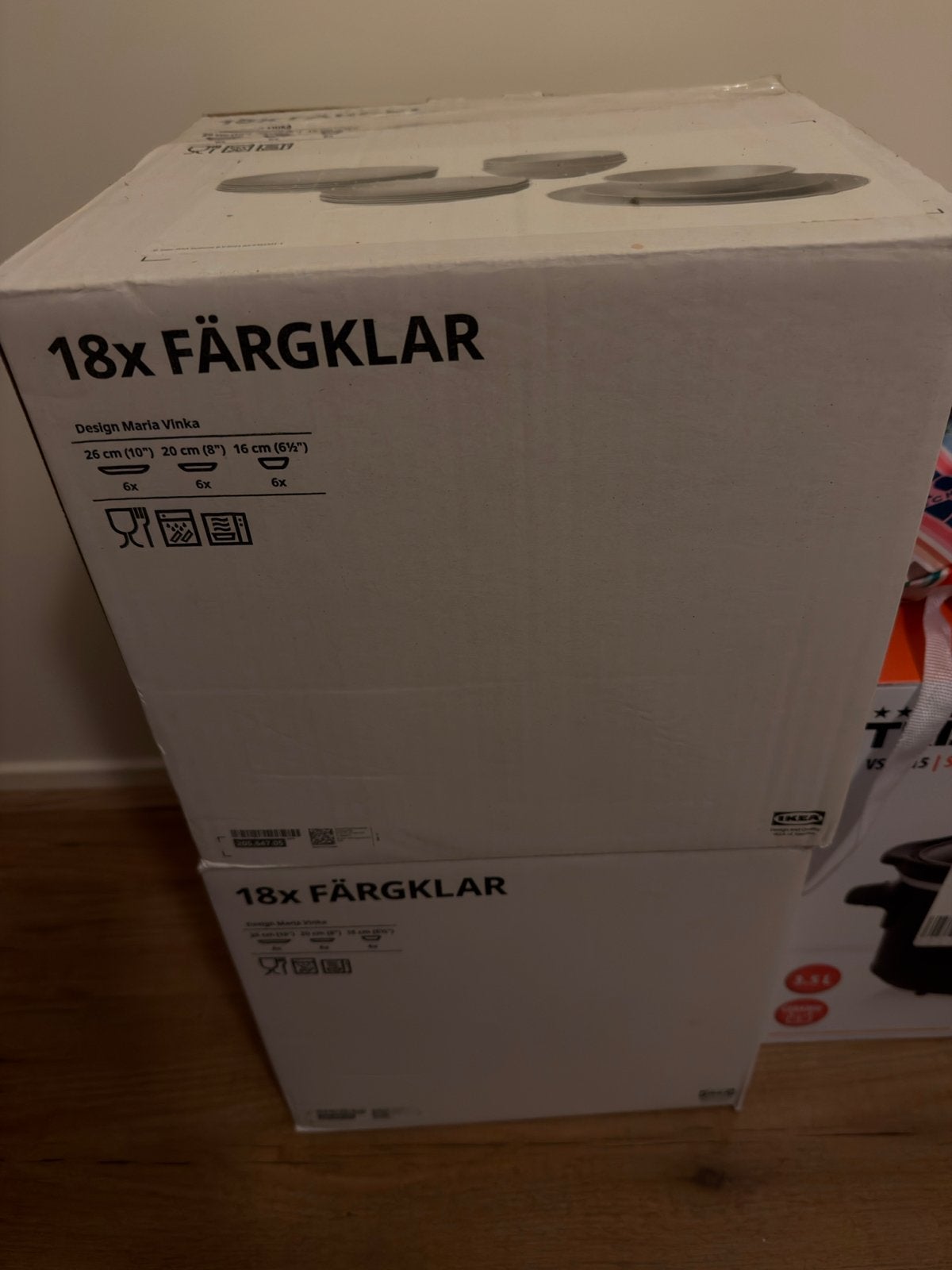 IKEA FÄRGKLAR Servies - 18-delig, nieuw in doos, Ophalen, Keramiek, Nieuw, IKEA