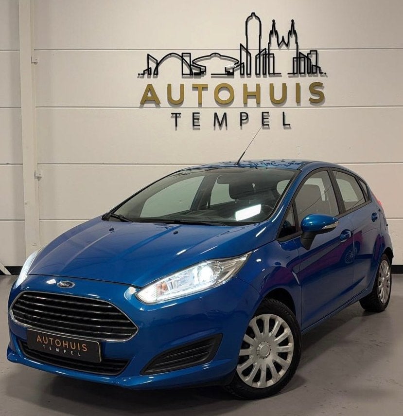 Ford Fiesta 1.0 Style Nap Airco Start/Stop Cruise Nwe APK, Auto's, Stof, 525 kg, Blauw, 23 km/l