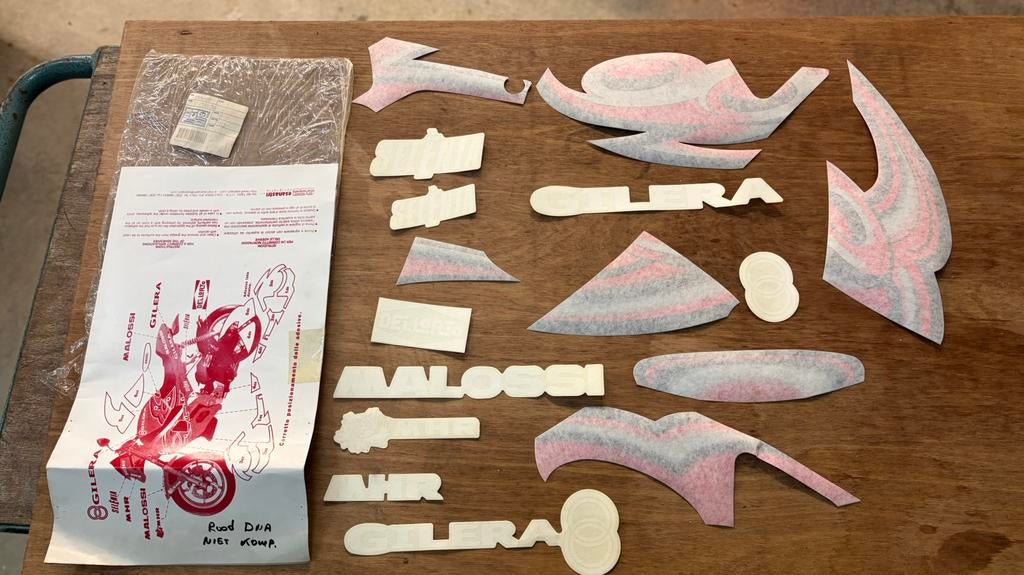 Gilera DNA Malossi stickerset MHR origineel!, Ophalen of Verzenden