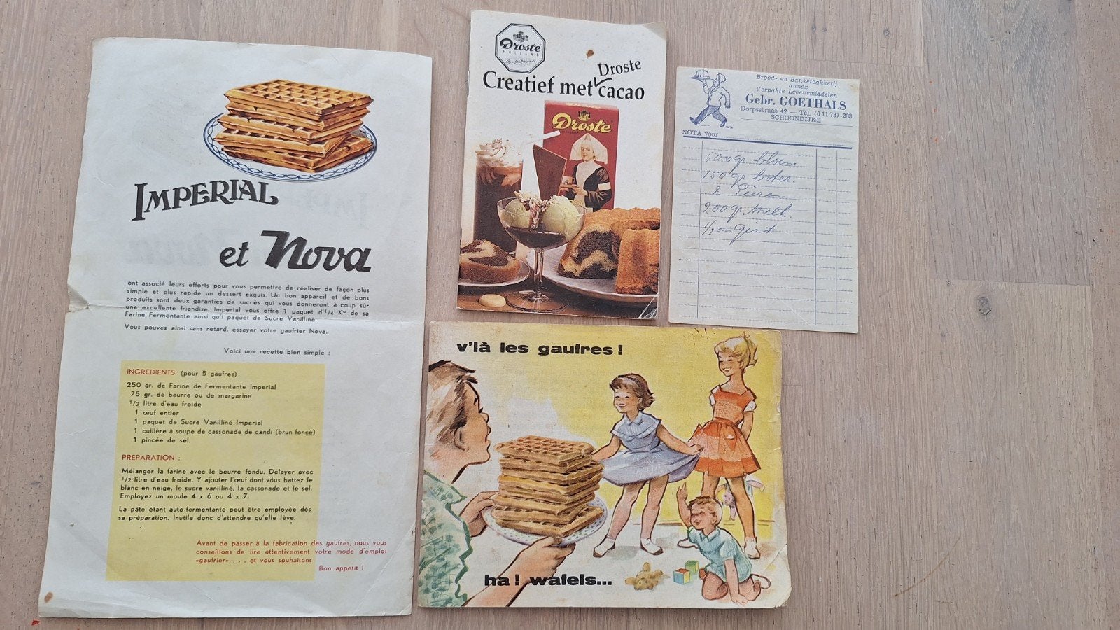 Droste Goethals Schoondijke bon Nova wafels, Verzamelen, Merken en Reclamevoorwerpen, Ophalen of Verzenden, Gebruikt, Overige typen