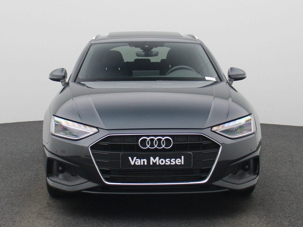 Audi A4 Avant 2.0 35 TFSi 110kW S tronic Adv Business | PANO, Auto's, Audi, 12 maanden, Stof, Gebruikt, Zwart