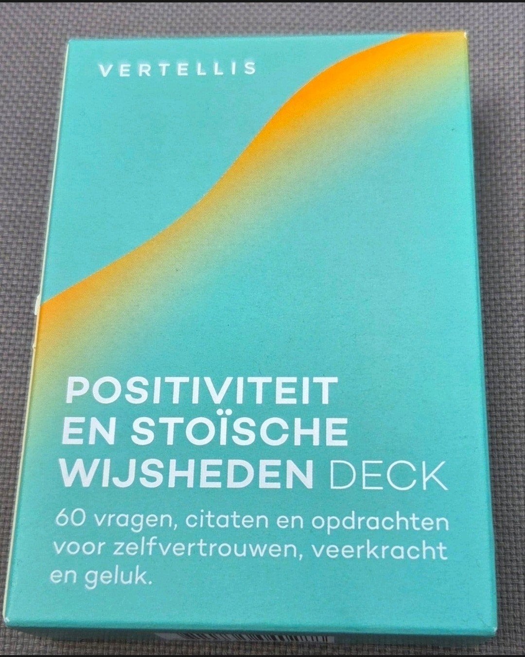 Vertellis Positiviteit en Stoïsche Wijsheid Deck, Ophalen of Verzenden, Zo goed als nieuw, Vertellis