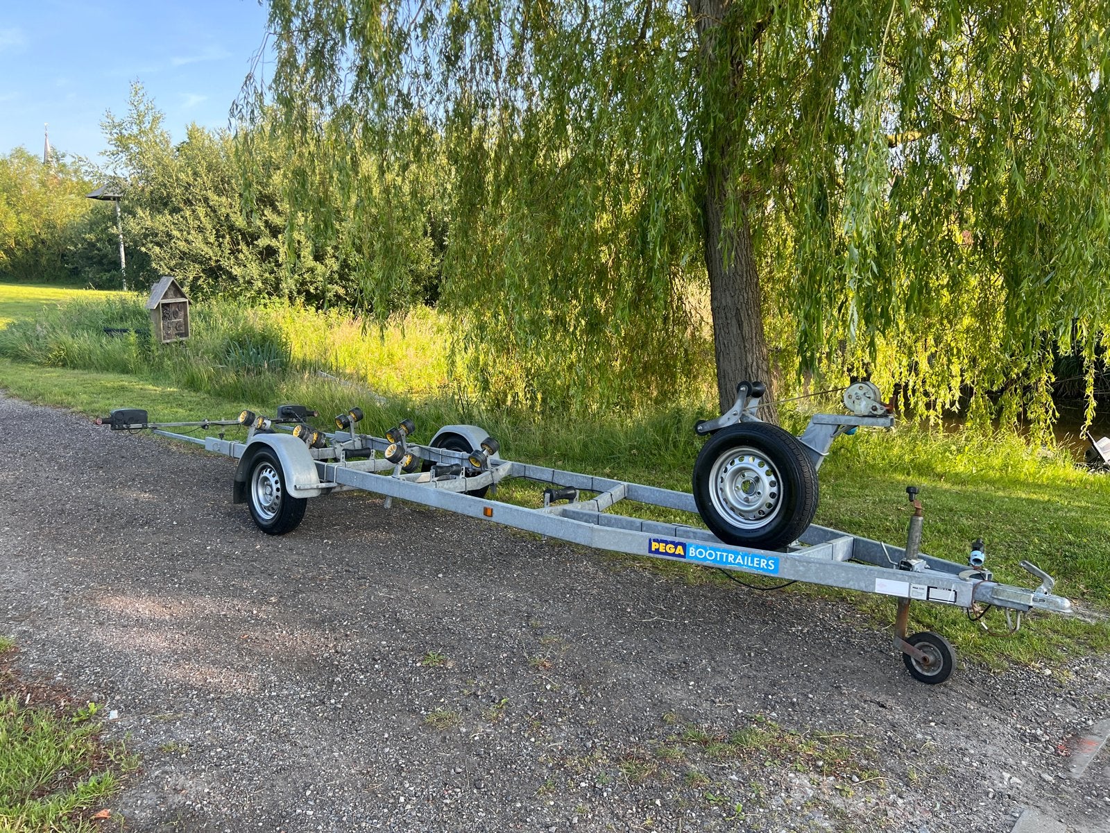Pega V750 boottrailer - Boten tot 6 meter- Inruil mogelijk!, Watersport en Boten, Boottrailers, Minder dan 1500 kg, Sloepentrailer