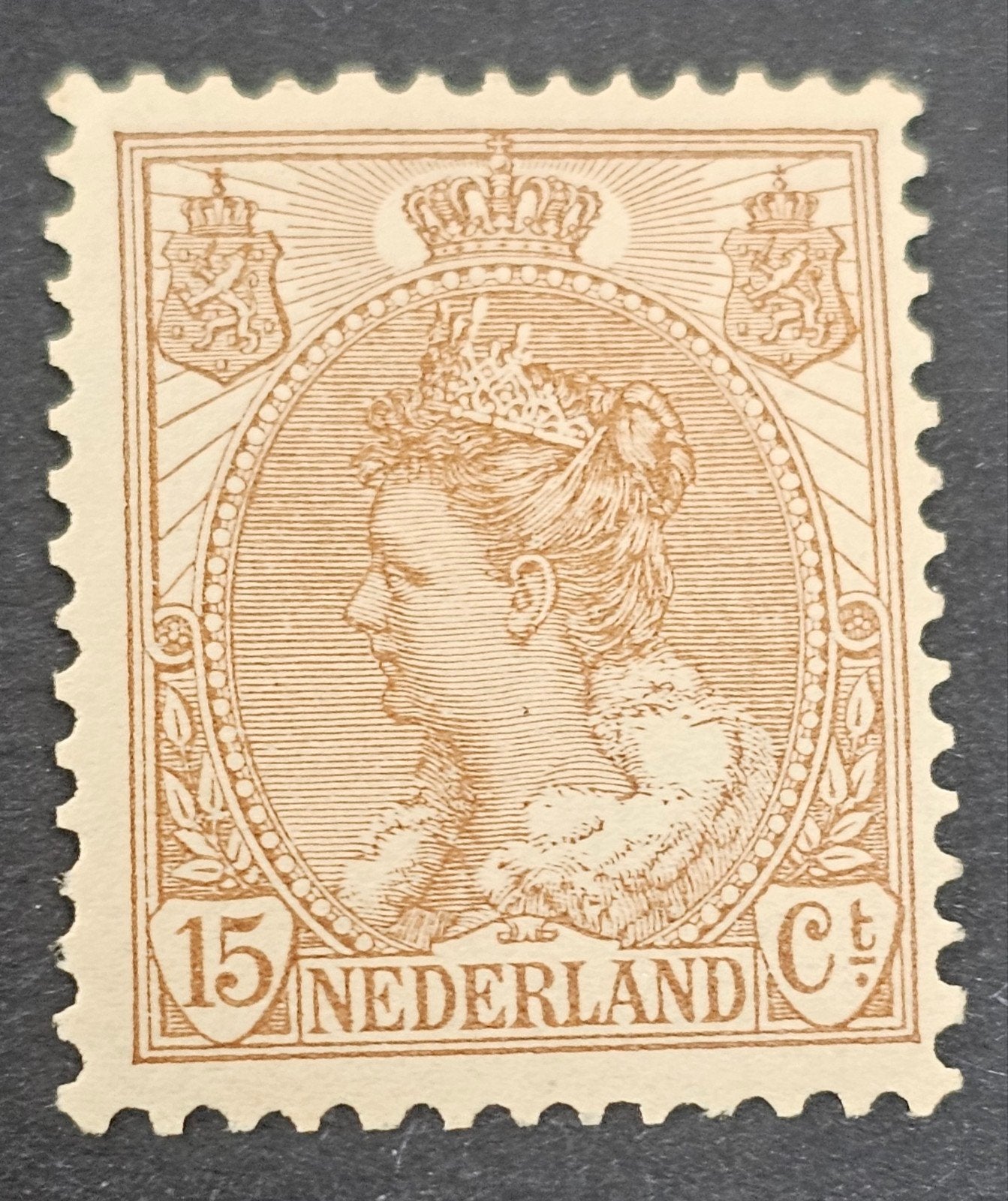 Postfrisse Nederlandse postzegel Koningin Wilhelmina, Ophalen of Verzenden, T/m 1940, Postfris