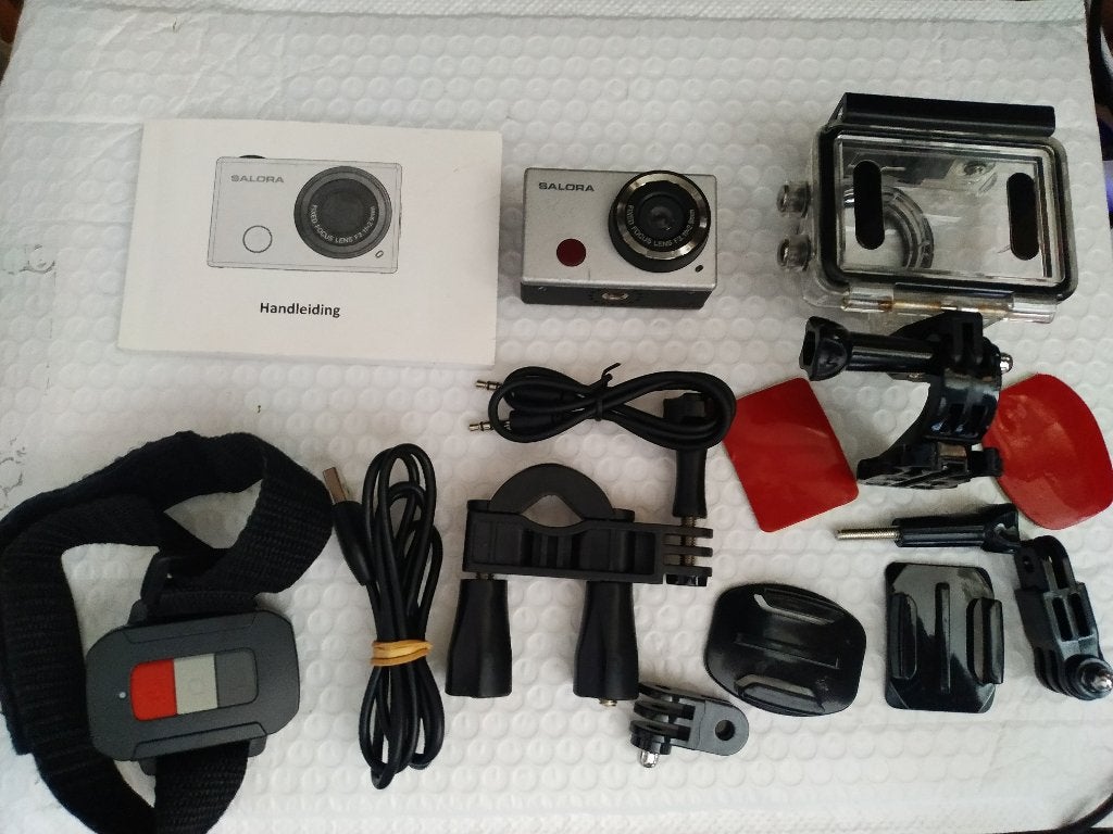 Salora PSC5300FW Full HD actiesportcamera, Ophalen of Verzenden, Gebruikt, Overige merken