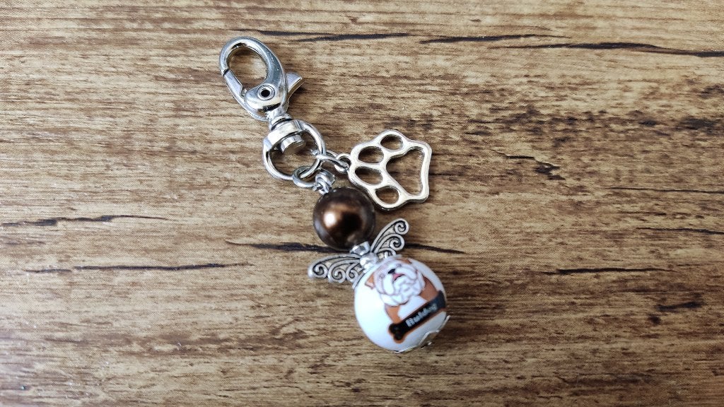 Papillon Vlinderhondje honden engel hanger, Verzenden, Nieuw