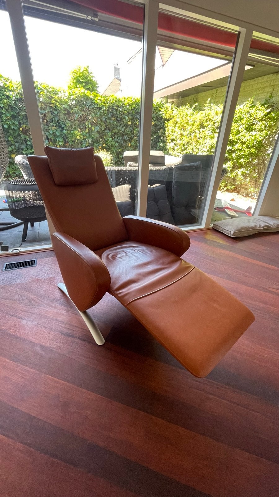 FSM design relaxfauteuil, Huis en Inrichting, Fauteuils, Ophalen, Gebruikt, 100 tot 125 cm, Leer