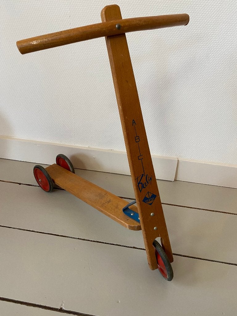 Vintage, retro houten step - Vero Baby, Ophalen of Verzenden