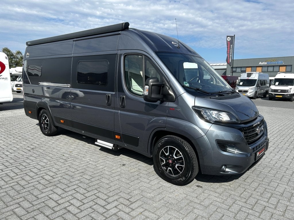 Mooveo 63 EB Enkele-bedden/9-traps Automaat/2021/buscamper, Caravans en Kamperen, Campers, Fiat, 6 tot 7 meter, Bedrijf, Diesel