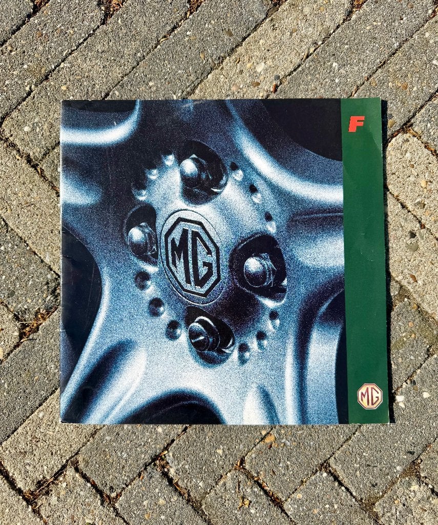 MG F brochure MGF folder, Ophalen of Verzenden, Zo goed als nieuw, Overige merken