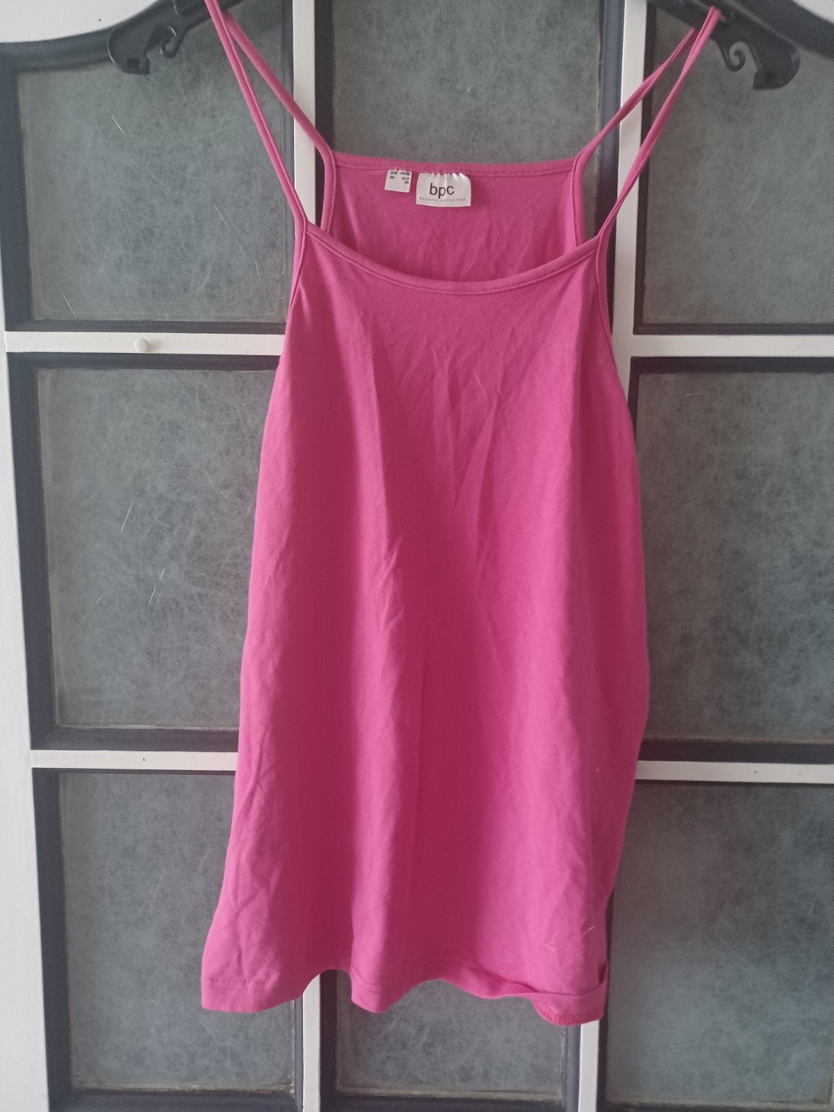 Roze top, met spaghettibandjes, maat 176/182, Meisje, BPC, Ophalen of Verzenden, Zo goed als nieuw