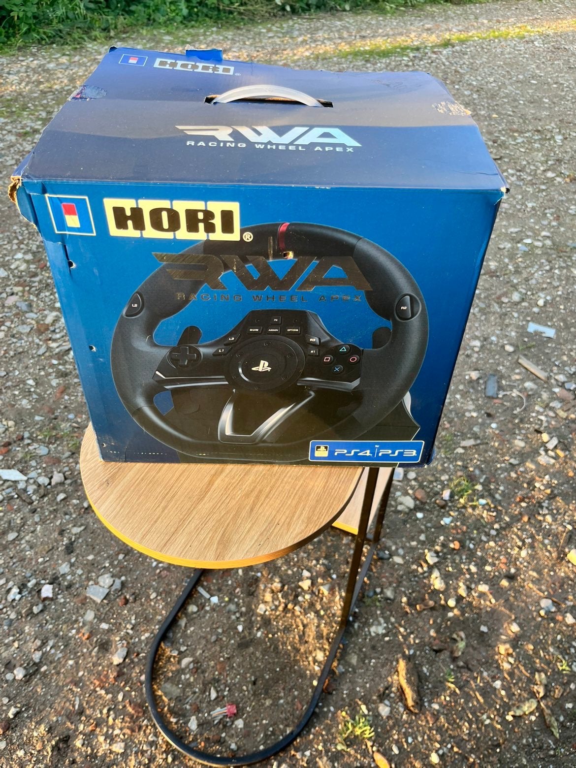 HORI Racing Wheel Apex – PlayStation 4 / PlayStation 3, Gebruikt, 1 speler, Racen en Vliegen, Ophalen of Verzenden