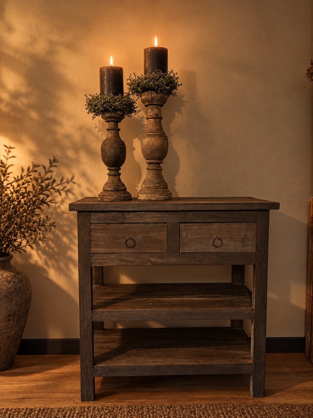 Houten sidetable, Ophalen, Nieuw