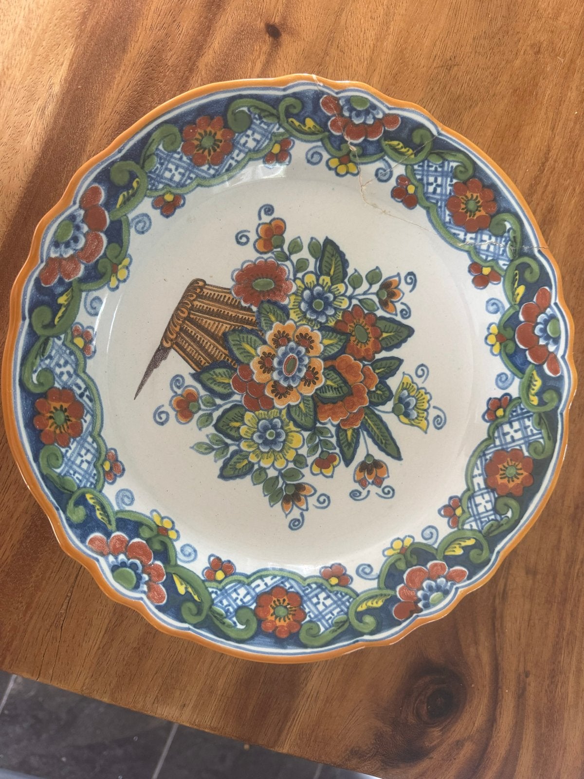 Decoratief bord Handwerk Altena Workum, Ø 28 cm, Ophalen of Verzenden