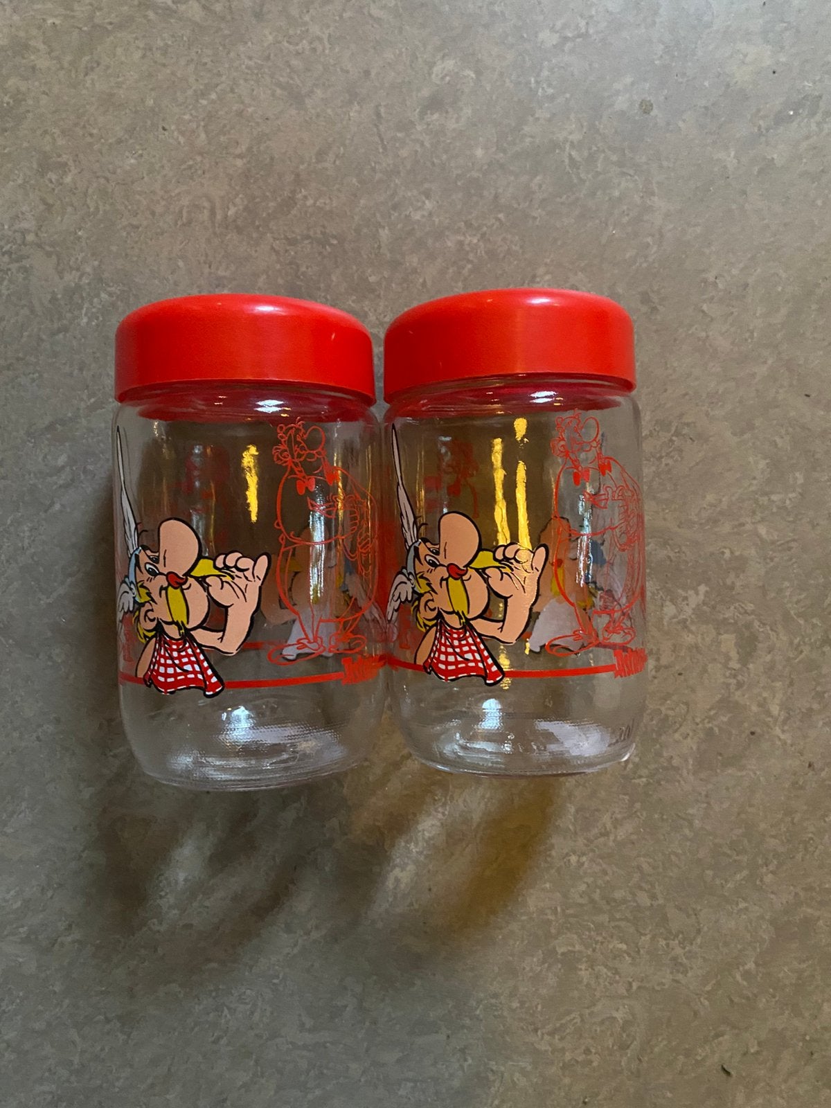 Asterix glazen potten, Ophalen, Asterix en Obelix, Zo goed als nieuw, Gebruiksvoorwerp
