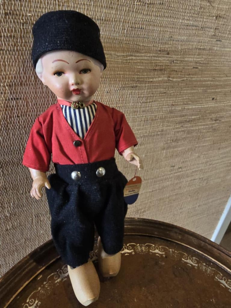 Vintage Klederdracht Pop - Rozetta Dolls Amsterdam, Verzamelen, Poppen, Ophalen of Verzenden, Gebruikt, Pop