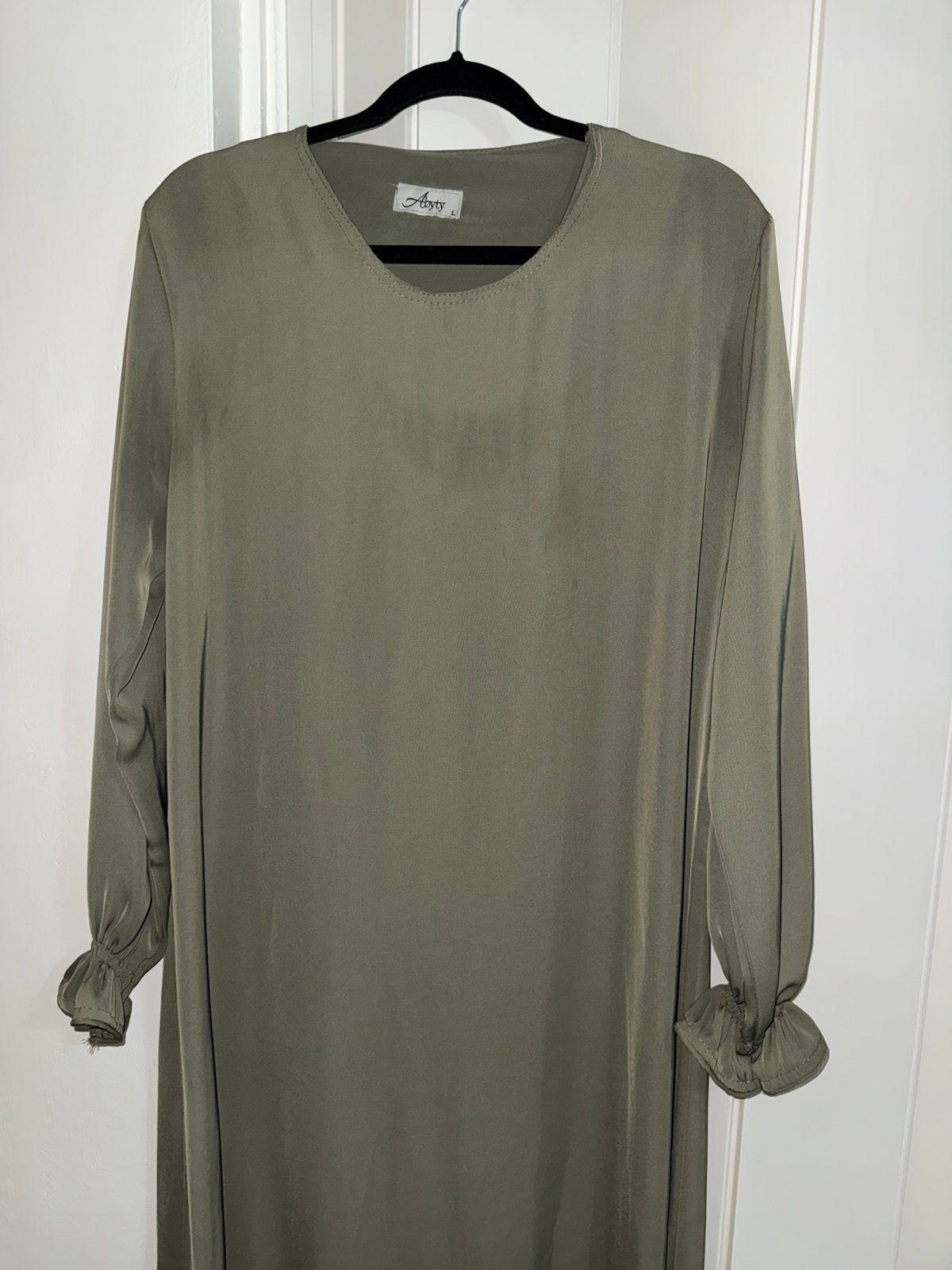 Khimar set, Ophalen, Zo goed als nieuw, Groen, Jurk