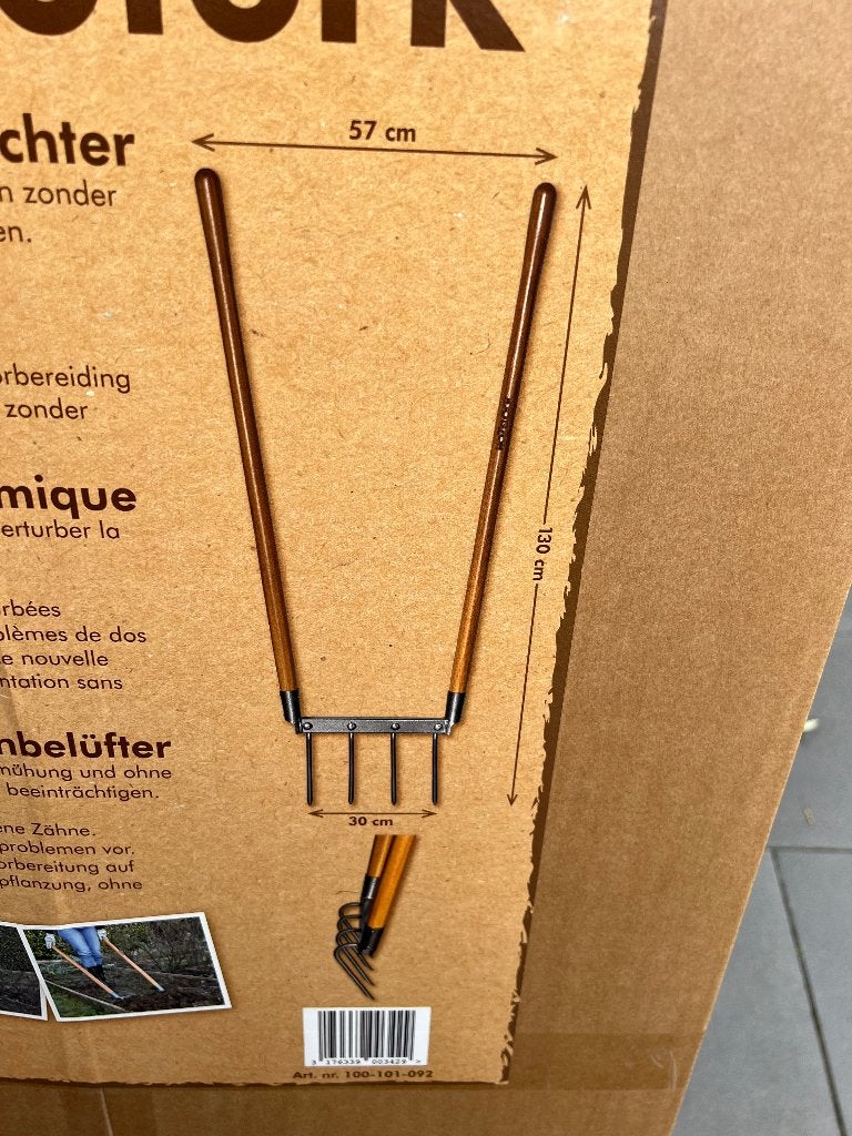 Ecofork Riek om de beluchting van de bodem te vereenvoudigen, Tuin en Terras, Ophalen, Nieuw