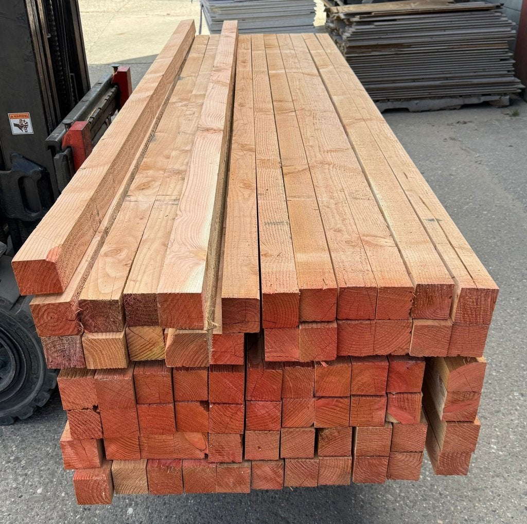 Douglas palen fijn bezaagd 7x7, Tuin en Terras, Ophalen, Nieuw, 250 cm of meer, Palen
