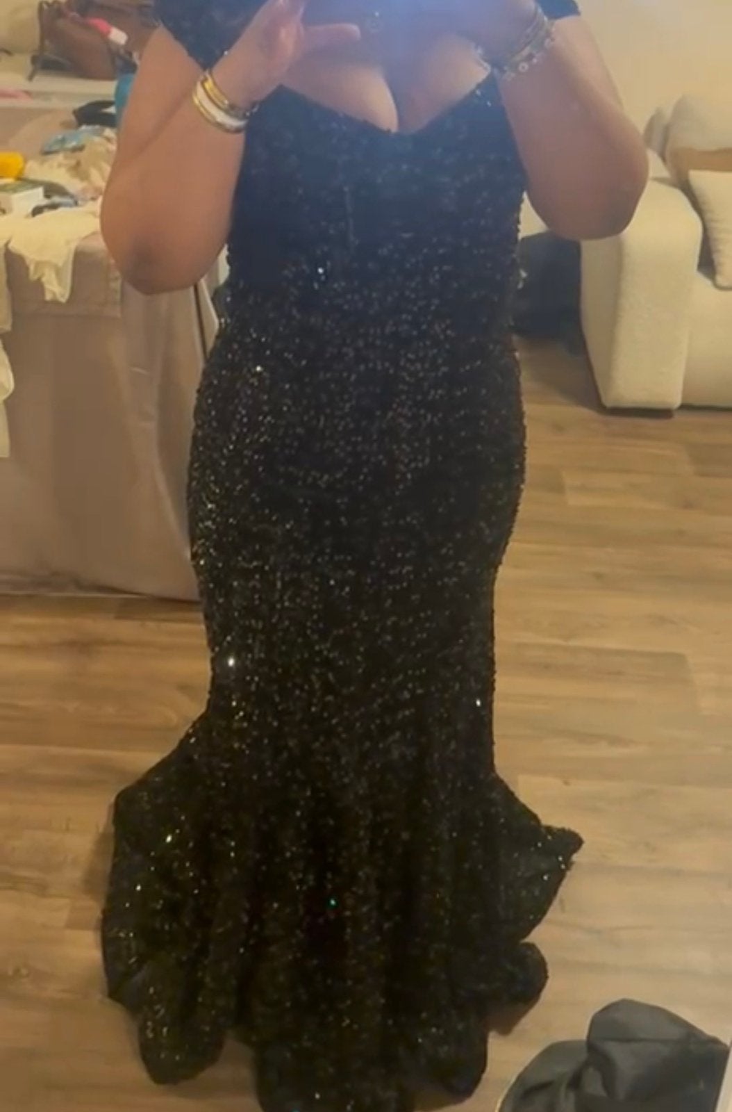 Elegante gala jurk, Ophalen of Verzenden, Zo goed als nieuw, Blauw, Galajurk
