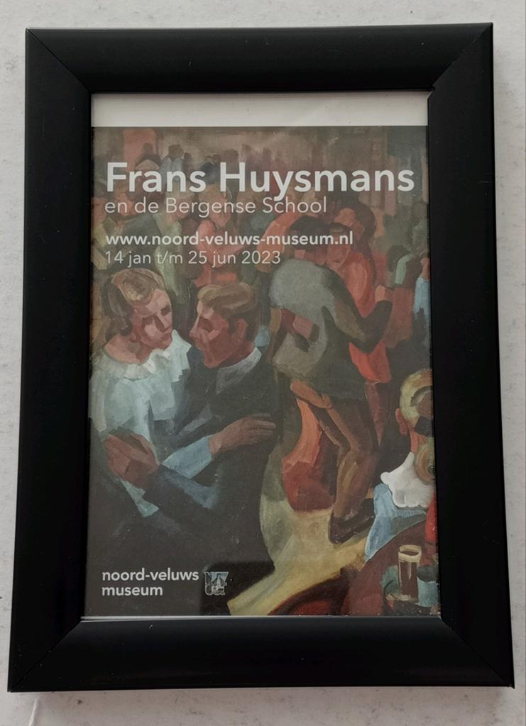 Frans Huysmans en de Bergense School 2023mini affiche, Antiek en Kunst, Ophalen of Verzenden