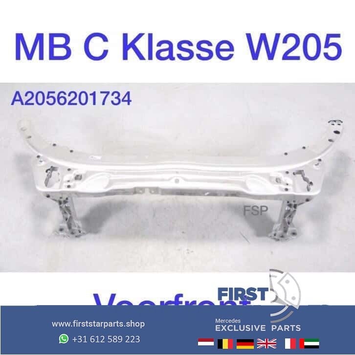 W205 voorfront Mercedes C Klasse A2056204201 aluminium front, Auto-onderdelen, Gebruikt, -, Voor, Ophalen of Verzenden