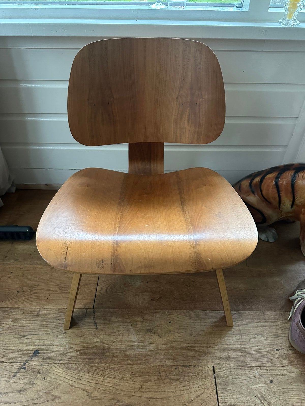 Replica Lounge Chair Wood (LCW) Charles en Ray, Ophalen, Gebruikt, 50 tot 75 cm
