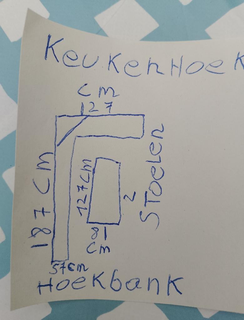 Hoekbank, Ophalen, 75 m² of meer, Bruin