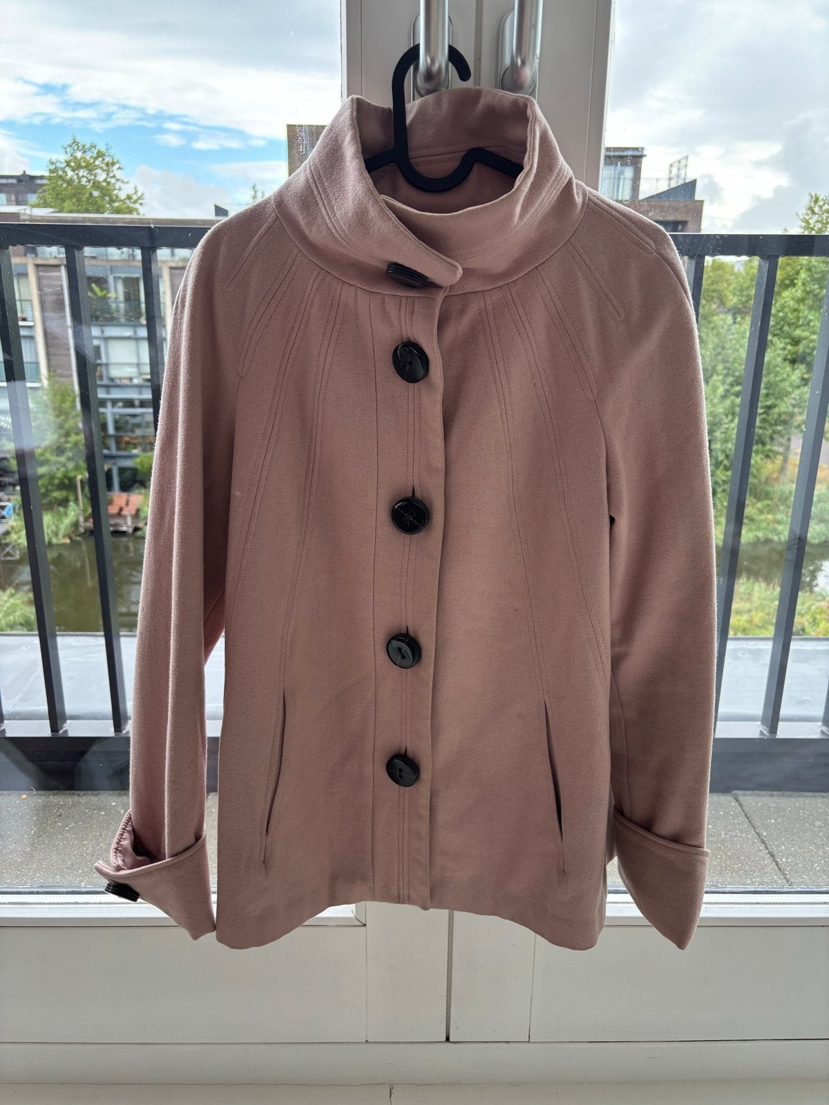 Zara Basic roze jasje maat S, Kleding | Dames, Ophalen of Verzenden, Zo goed als nieuw, Maat 36 (S), Roze