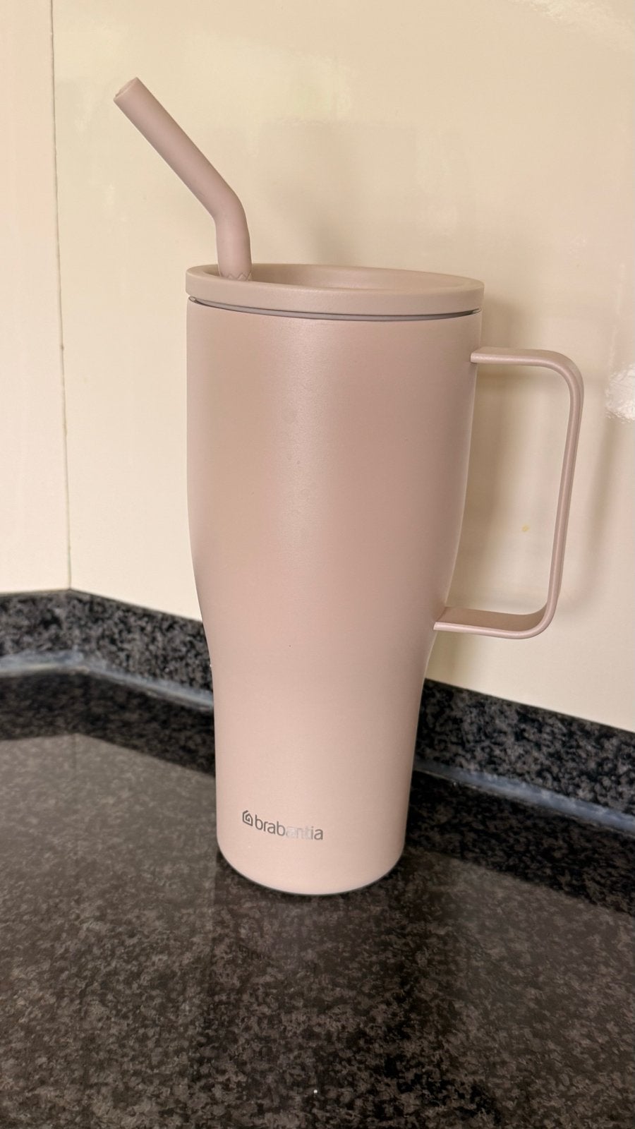 Brabantia Stanley dubbelwandige RVS beker - koud drinken, Nieuw, Metaal, Brabantia, Ophalen