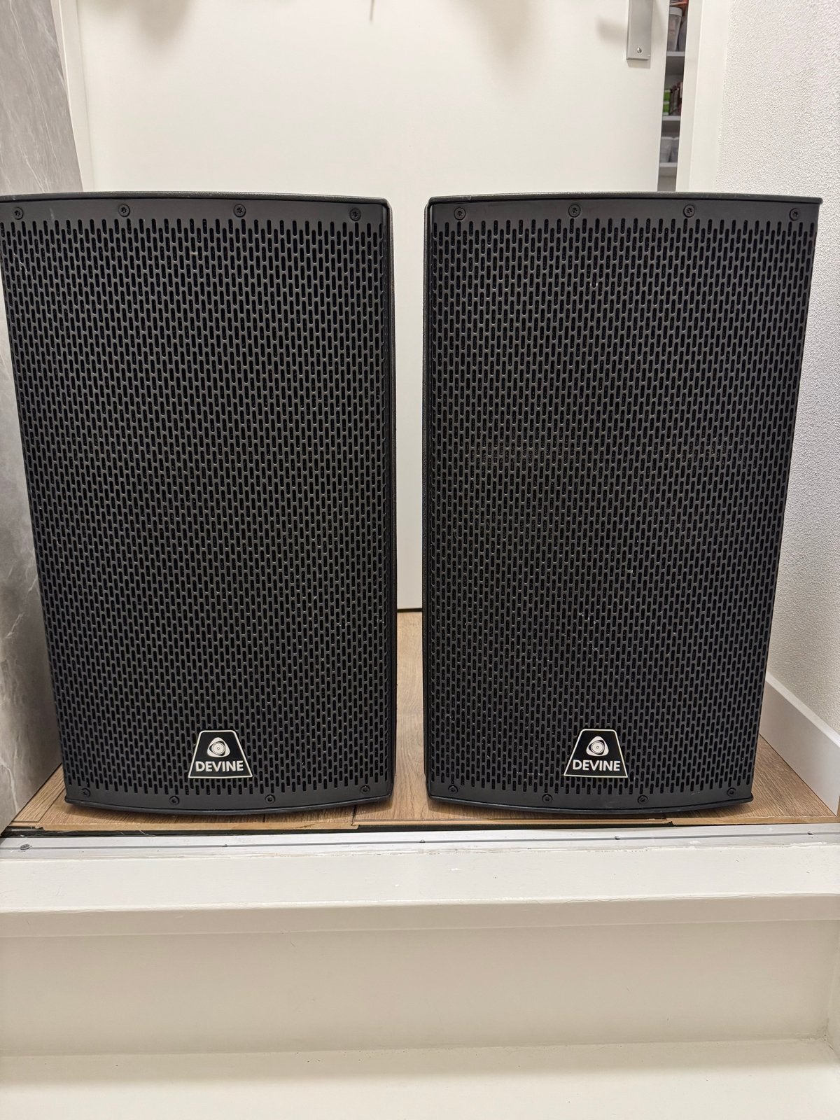 Devine Onyx 12a speakers, Gebruikt, Overige typen, Minder dan 60 watt, Ophalen