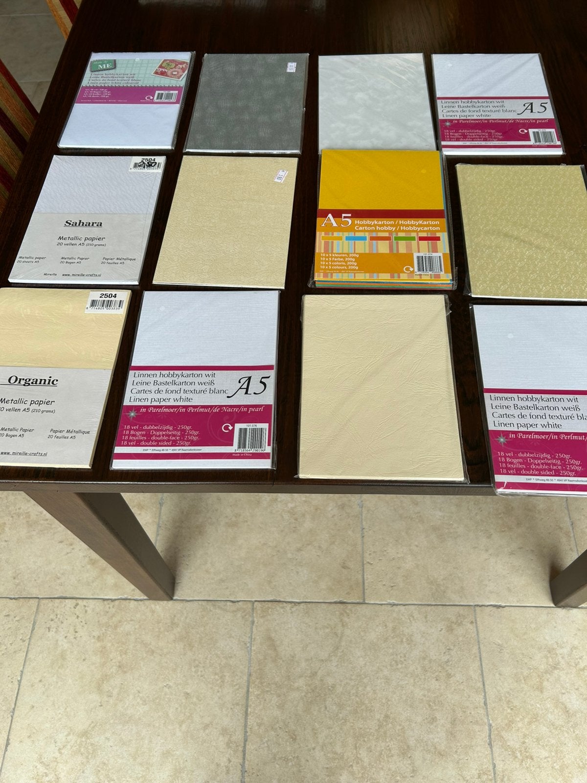 Zelf kaarten maken, Hobby en Vrije tijd, Kaarten | Zelf maken, Ophalen of Verzenden, Zo goed als nieuw, Overige thema's, Blanco kaart of Basiskaart