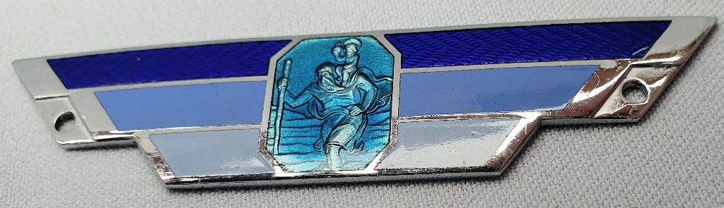 Vintage St. Christopher Auto Badge / Embleem, Verzenden, Zo goed als nieuw, Auto's