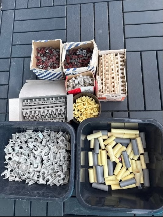 Partij OBO JMV Mepac multiclips zadelklemmen sokken 16/19mm, Ophalen of Verzenden, Zo goed als nieuw, Overige typen