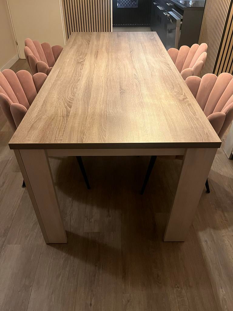Haco Cardiff eettafel - 200x100 cm - Zo goed als nieuw, Ophalen, 100 tot 150 cm, Zo goed als nieuw, Vijf personen of meer