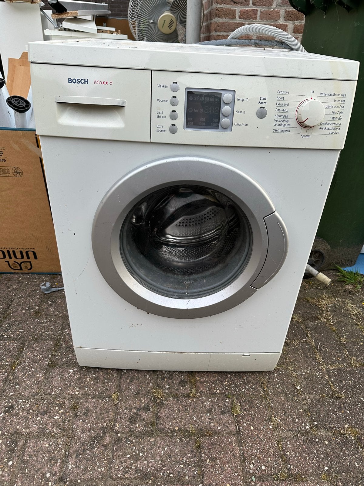 Bosch Maxx 6 wasmachine defect - gratis afhalen Oudijzer, Ophalen, Voorlader, Niet werkend, 85 tot 90 cm