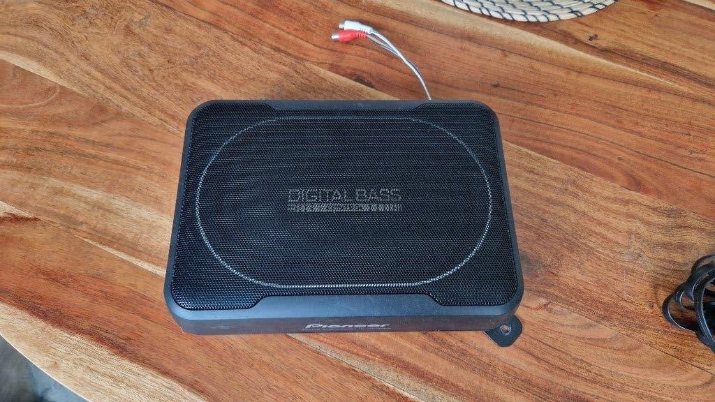 Pioneer Actieve subwoofer TS-WX130DA + DEQ-S1000A2, Ophalen, Zo goed als nieuw