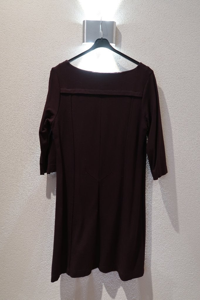 Vlotte jurk met Summum maat 42 kleur aubergine, Summum Woman, Paars, Maat 42/44 (L), Ophalen of Verzenden