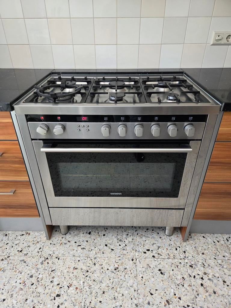 Siemens 6 pits gasfornuis, Witgoed en Apparatuur, Fornuizen, Ophalen, Gebruikt, 60 cm of meer, Gas
