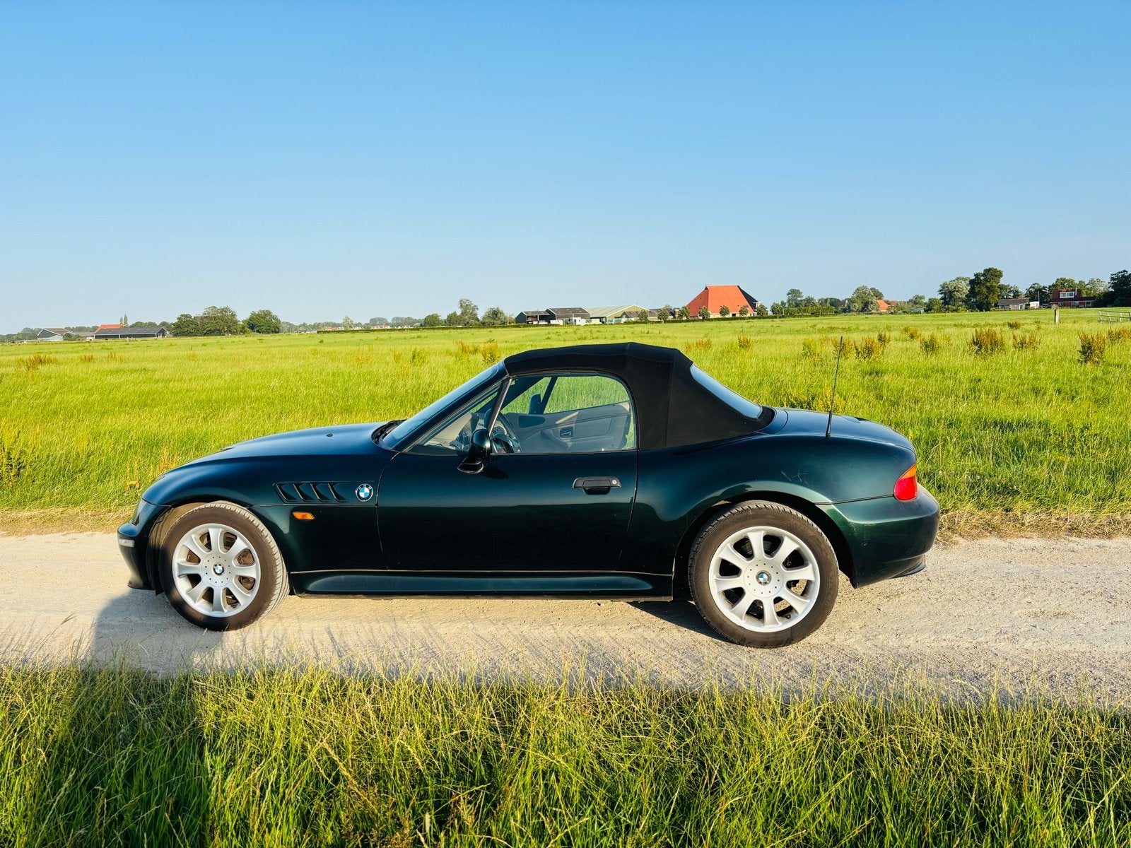 BMW Z3 2.0i Roadster 2000 Groen, Auto's, BMW, Achterwielaandrijving, Cabriolet, 1200 kg, Handgeschakeld