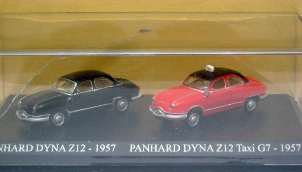 Panhard Dyna Z12 + Z12 Taxi G7 Atlas Duopack H0 1:87, Ophalen of Verzenden, Nieuw, Auto, Overige merken
