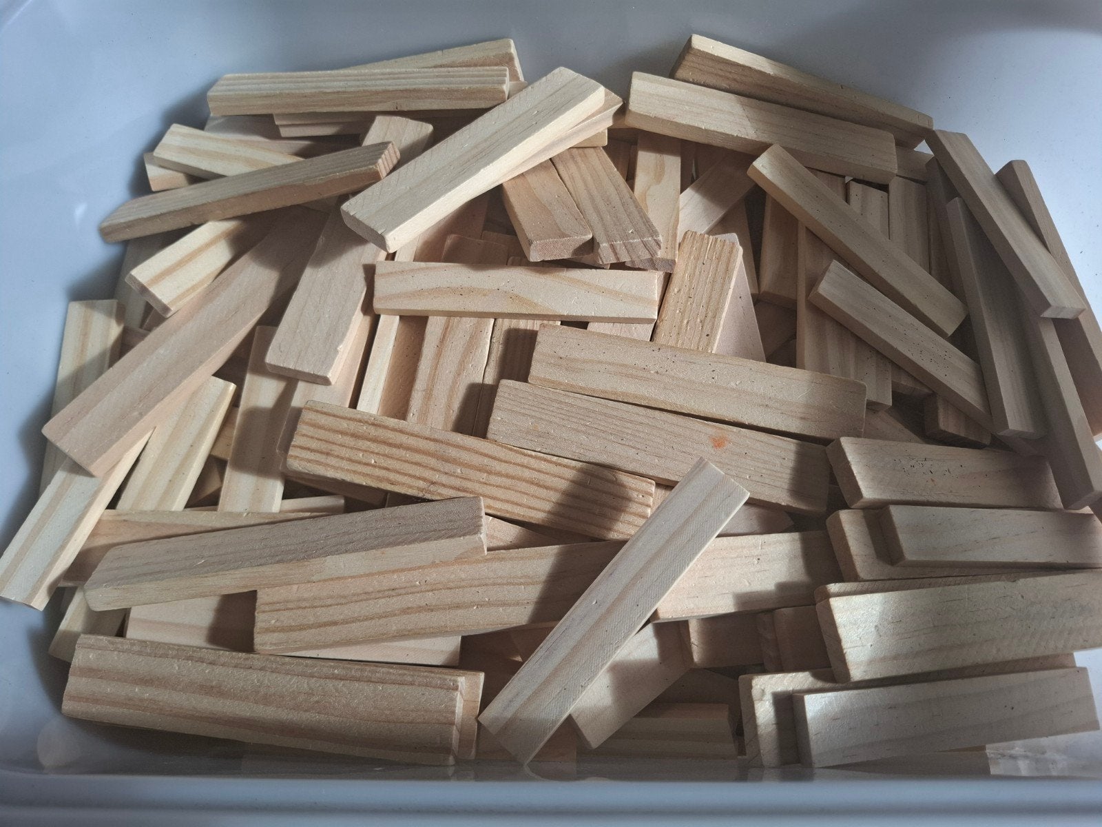 Houten plankjes (namaak Kapla), Kinderen en Baby's, Ophalen of Verzenden, Gebruikt