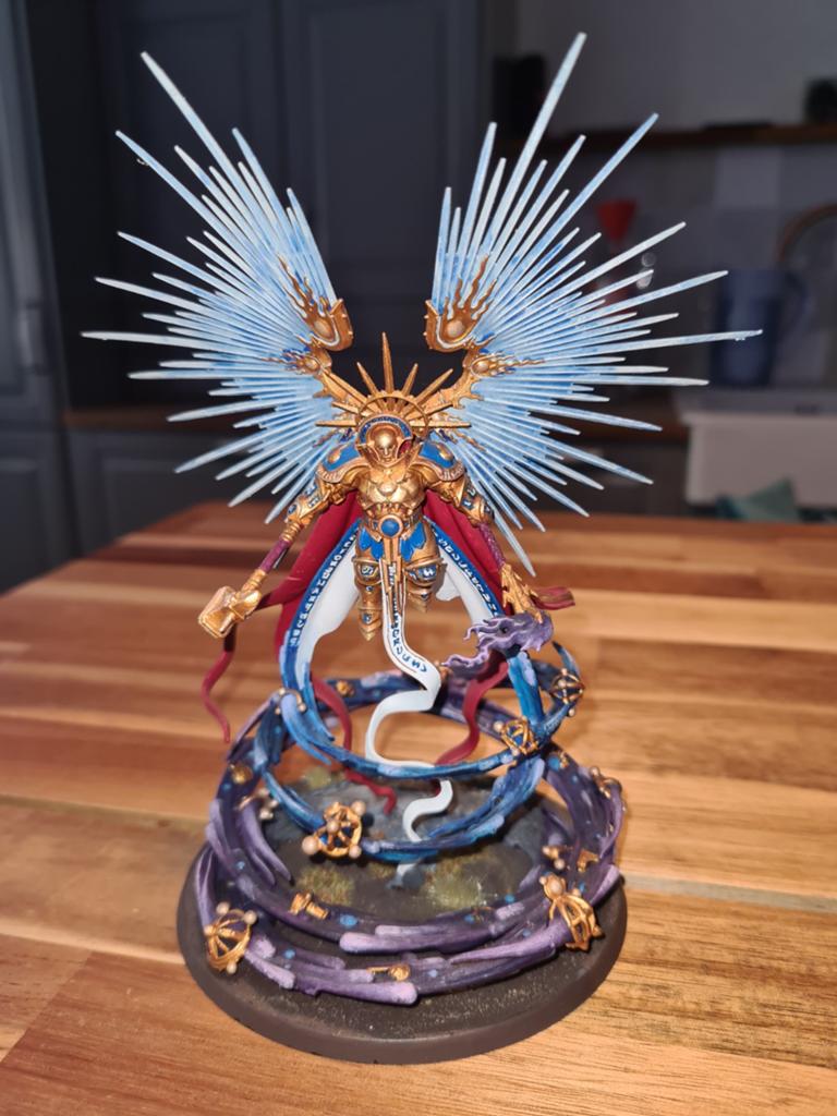 Age of Sigmar Stormcast Eternals (mooi geschilderd), Gebruikt, Figuurtje(s), Warhammer, Ophalen of Verzenden