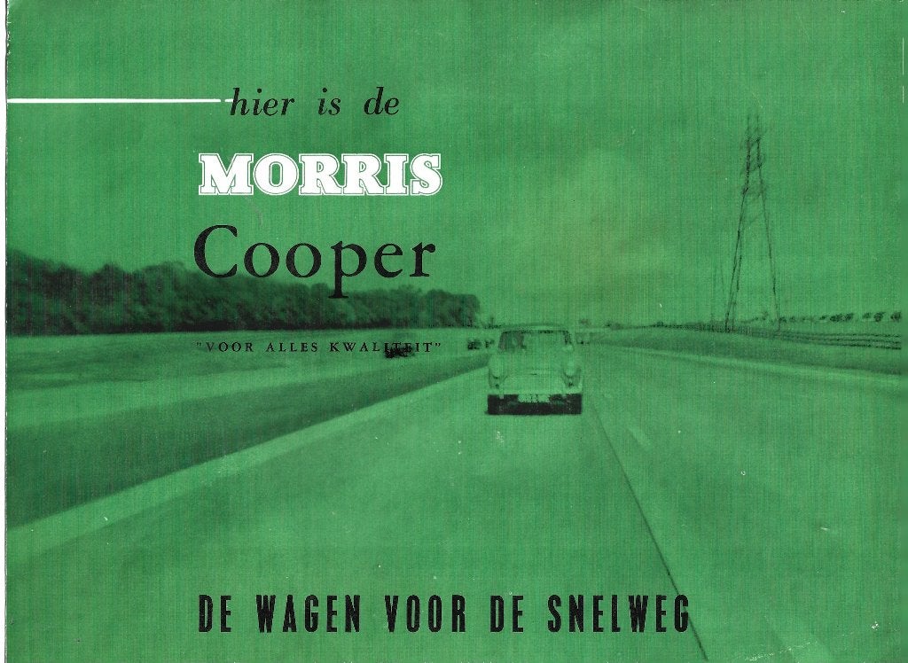 Morris Mini Cooper folder auto (mr01), Verzenden, Zo goed als nieuw, Overige merken