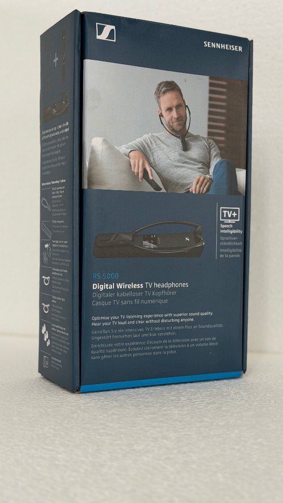 Sennheiser RS 5000 Digitale Draadloze TV Hoofdtelefoon, Ophalen, In-ear, Sennheiser, Draadloos
