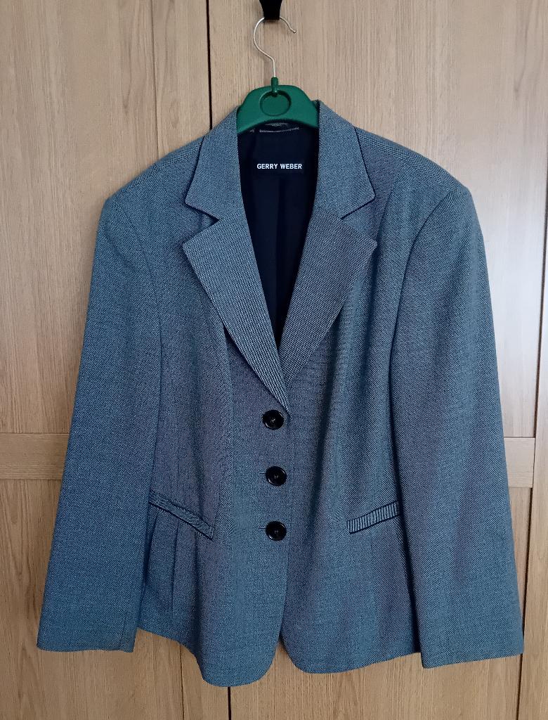 Klassiek model Gerry Weber maat 46, Kleding | Dames, Grote Maten, Zwart, Ophalen of Verzenden, Zo goed als nieuw, Jasje of Colbert