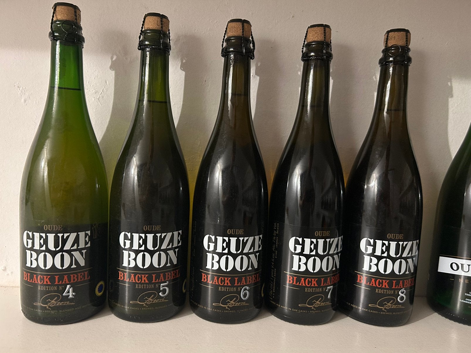 Oude Geuze collectie – Boon Black Label, HORAL & Apogee, Verzamelen, Biermerken, Ophalen of Verzenden