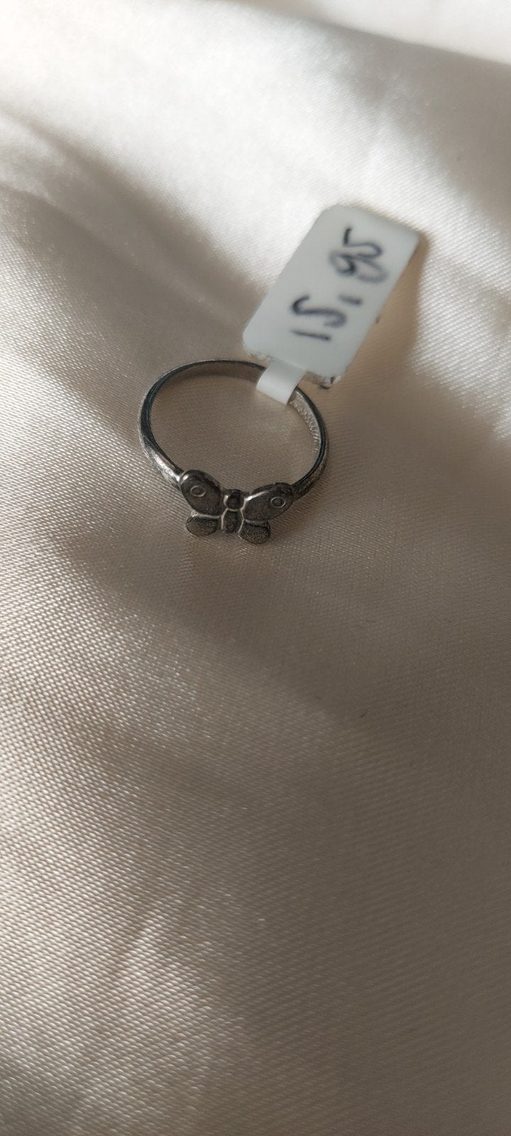 Zilveren vlinderring, Sieraden, Tassen en Uiterlijk, Ophalen of Verzenden