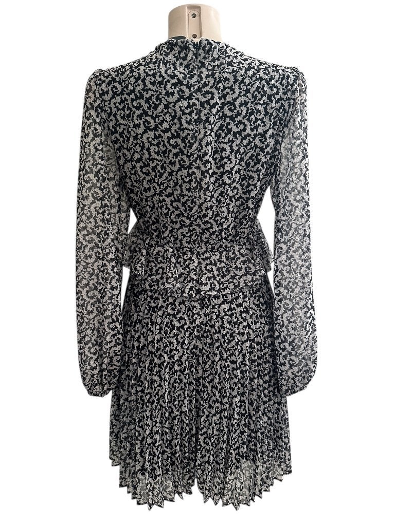 The Kooples jurk S, Zwart, Ophalen of Verzenden, Zo goed als nieuw, Onder de knie